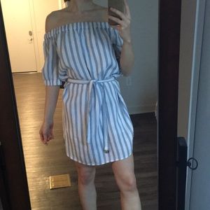 Michael Kors Stripe Linen Dress